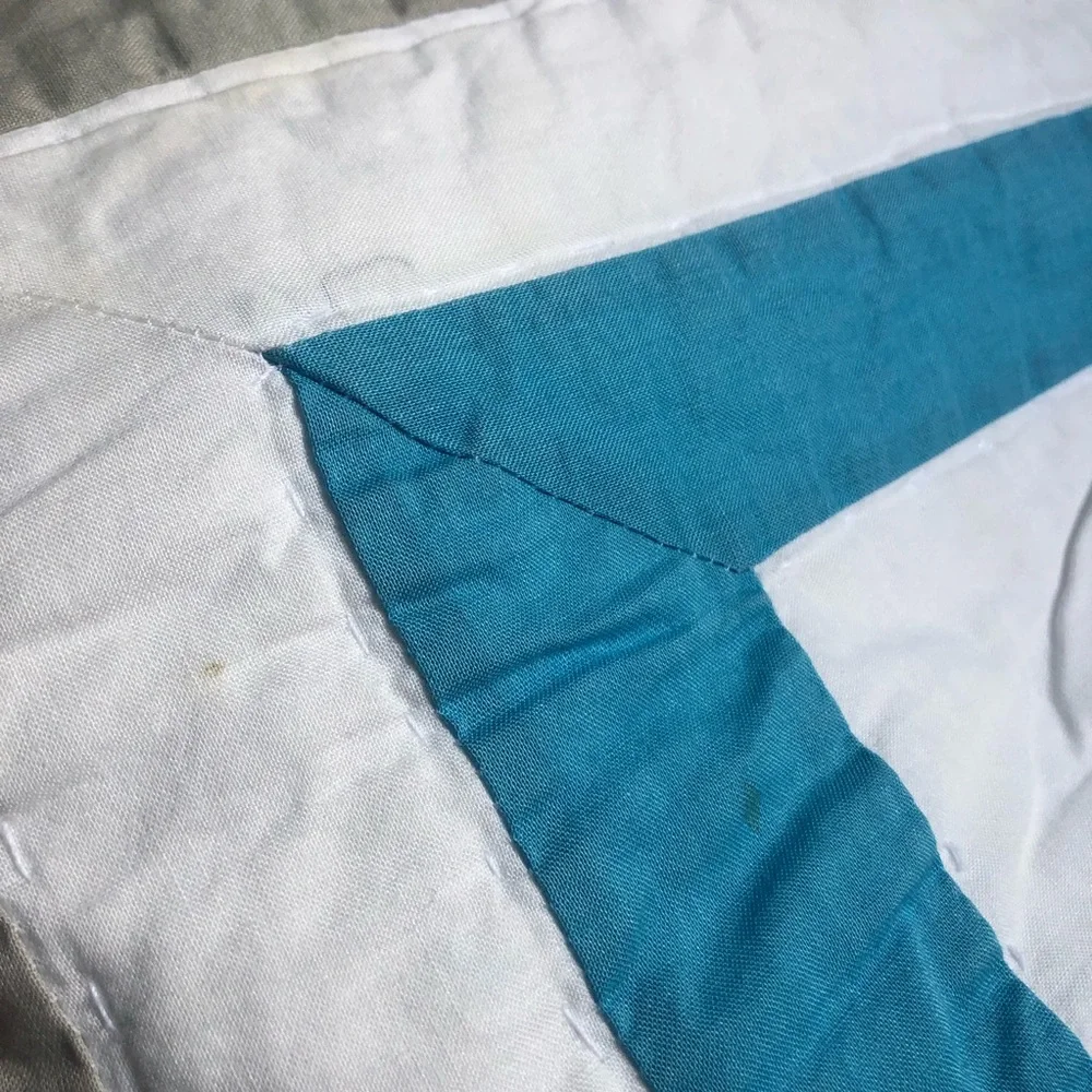 Pottery barn twin quilt and sham